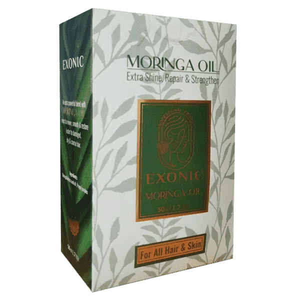 روغن مورینگا اصل برند EXONICرفع اسیب های مو و پوست_ 50میل